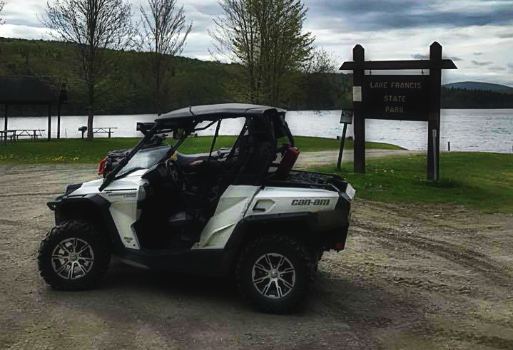 ATV and snowmobile trail access in Pittsburg, New Hampshire from Northern Trails Lodging and Adventures
