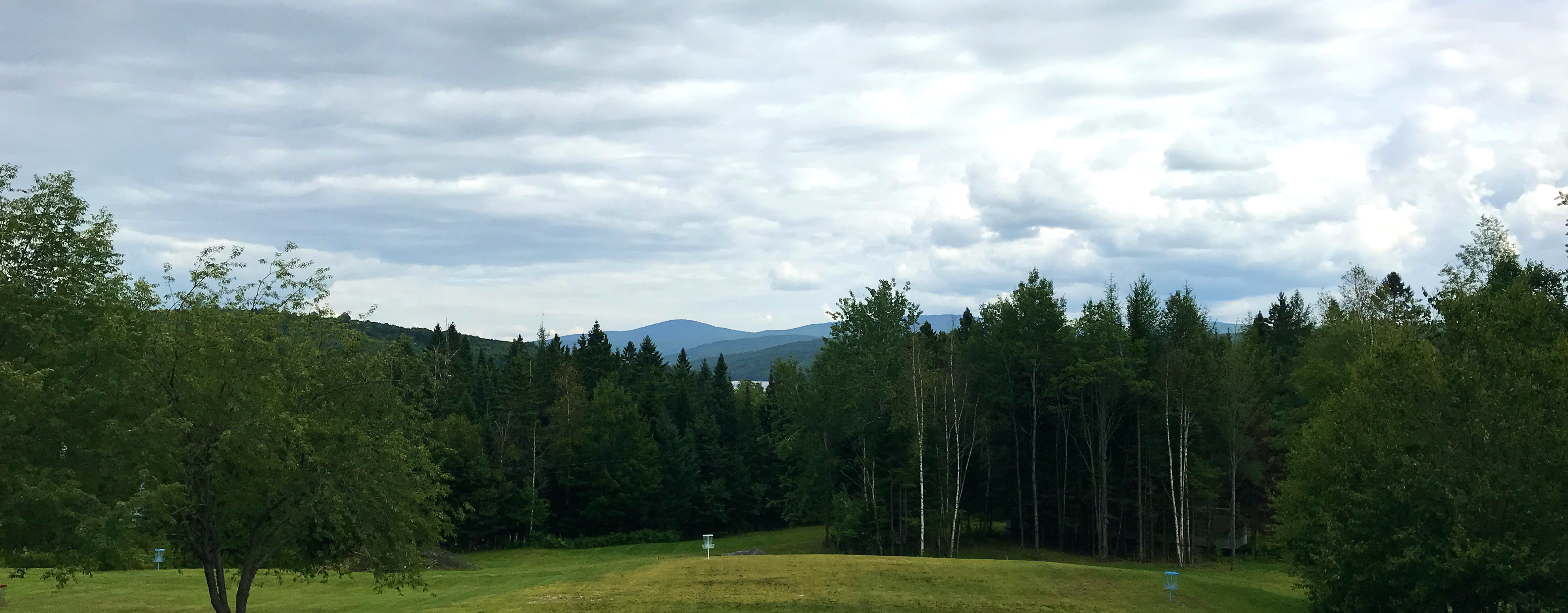 Backyard view Northern Trails Lodging and Adventures Pittsburg, NH